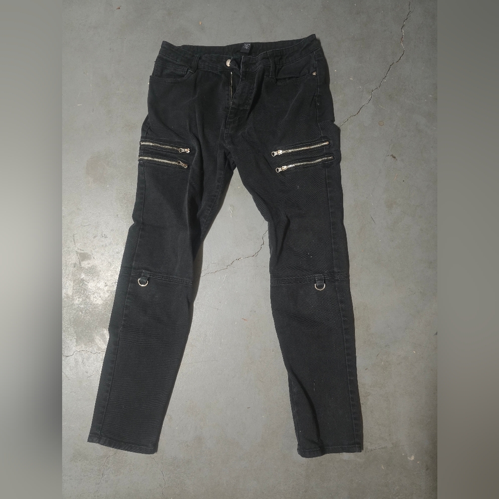 Black Bondage Pants